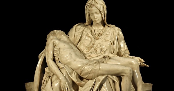 La piedad de Miguel Ángel. Escultura renacentista