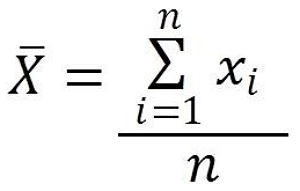 Formula media aritmética 