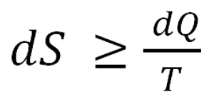 segunda ley de la termodinamica formula